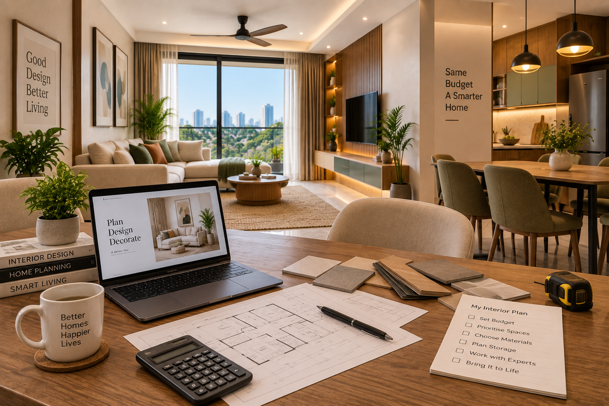 Modern Indian home interior representing a reliable interior design process in Bangalore