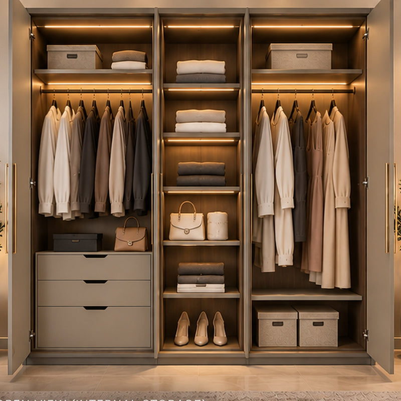 Right Work Interior project image for wardrobe storage planning for Bangalore apartments