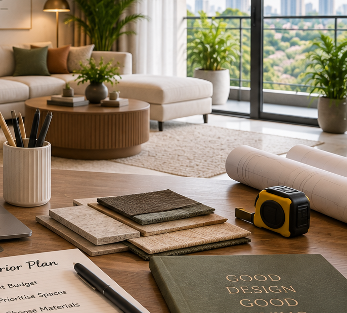 Premium Indian home interior showing thoughtful planning and selective upgrades for a limited budget