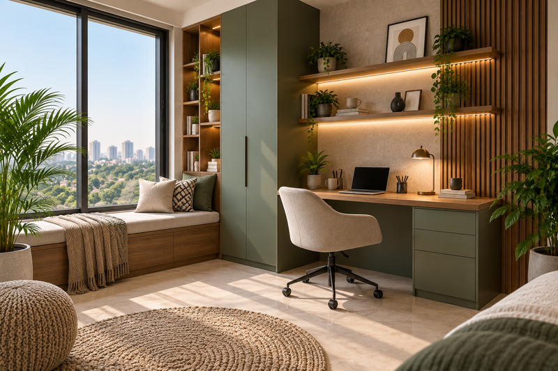 Modern Indian home interior showing how smart planning can reduce costs without reducing quality