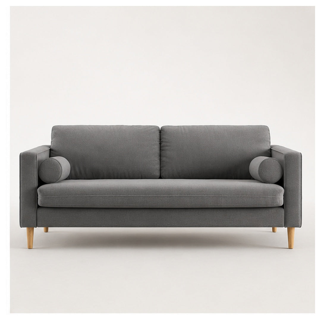 3 seater modern fabric sofa for living room by Right Work Interior – view 3