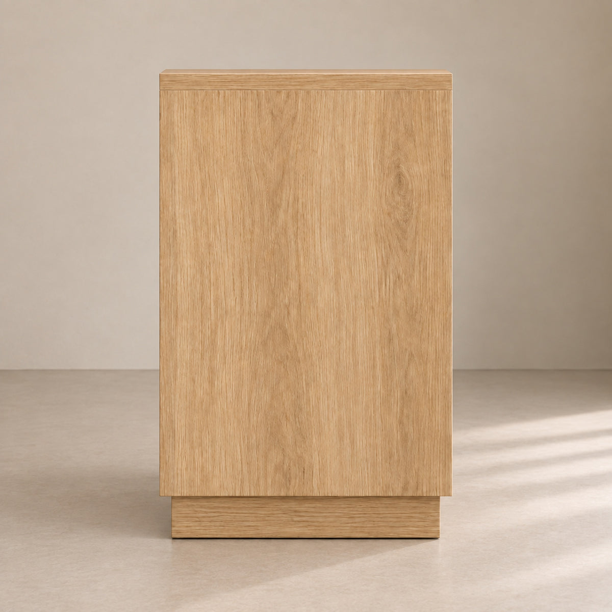 Aira Natural Oak — side view — warm beige background