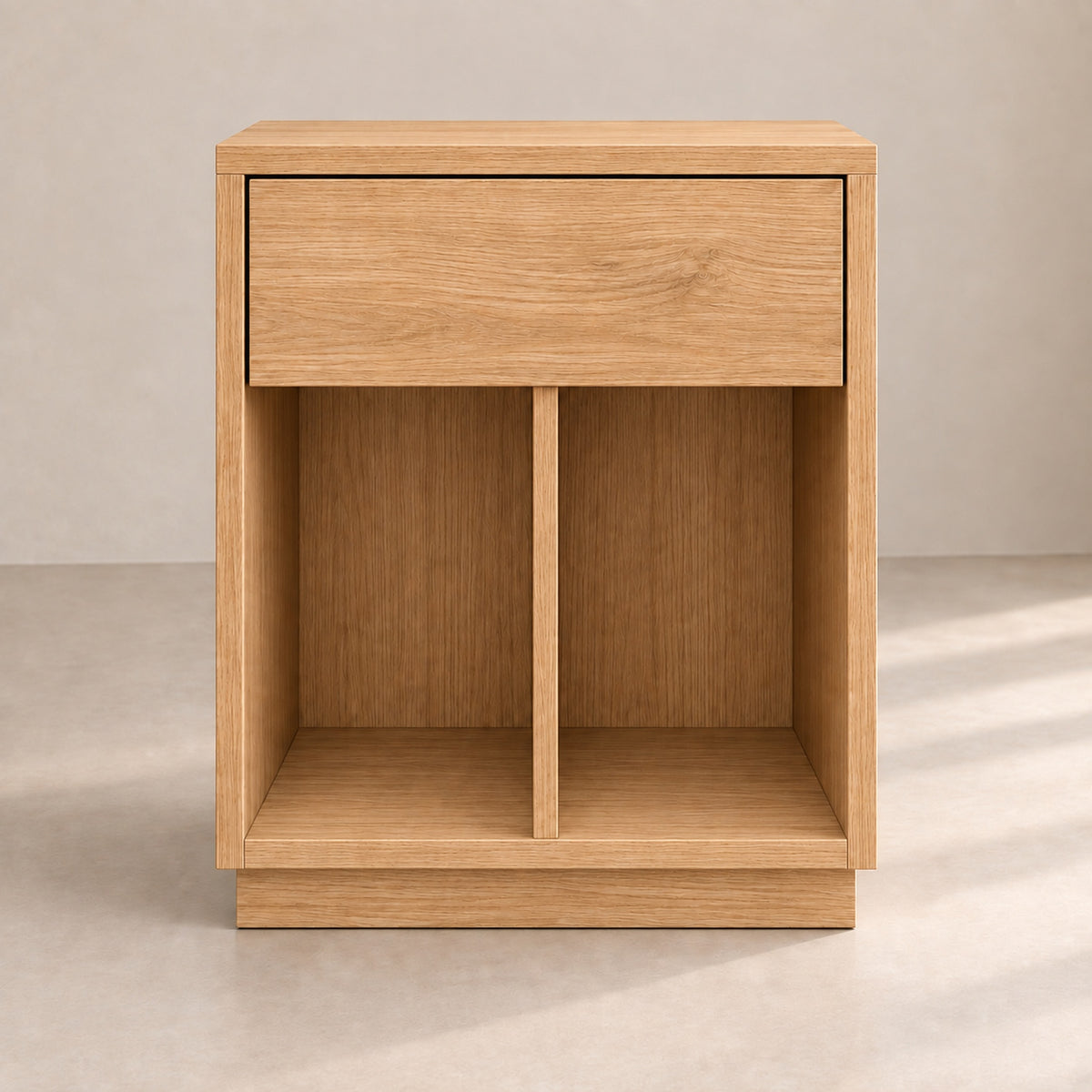 Slot Natural Oak front, W400 D350 H550 mm