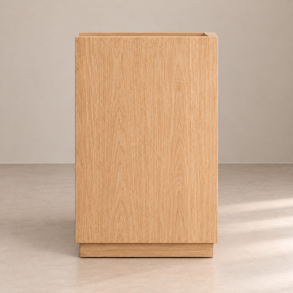 Tray Natural Oak side view