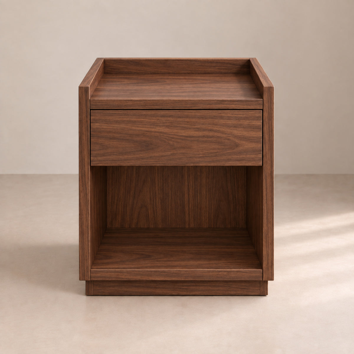 Tray Walnut front view